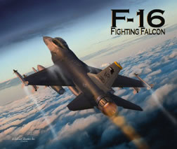 Aircraft Mouse Pad - F-16 Fighting Falcon